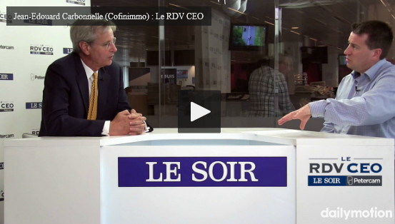 CEO Jean-Edouard Carbonnelle - Interview LE SOIR